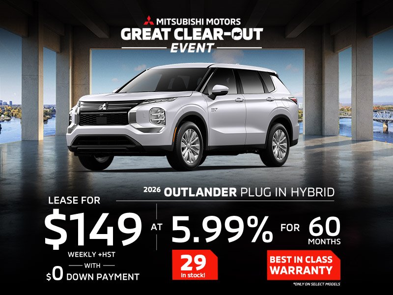2026 Outlander Plug in Hybrid