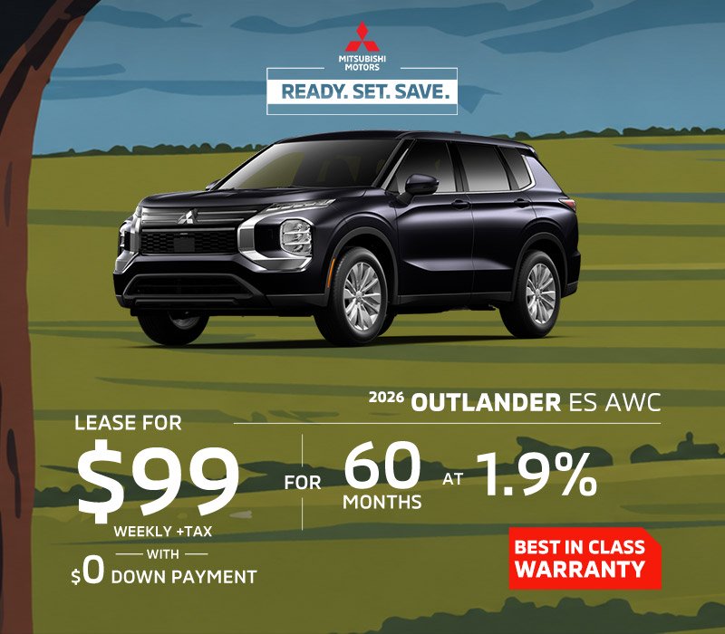 2026 Mitsubishi Outlander — ES S-AWC vehicle special