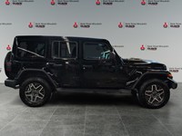 BLACK 2025 Jeep Wrangler Sahara 4 Door 4x4/LOADED with one touch SKYTOP!