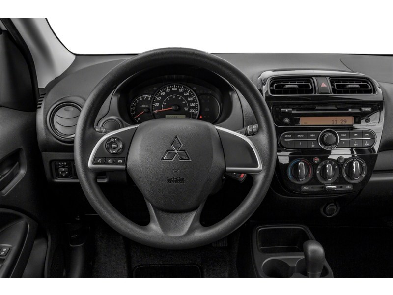 RED 2018 Mitsubishi Mirage ES CVT interior