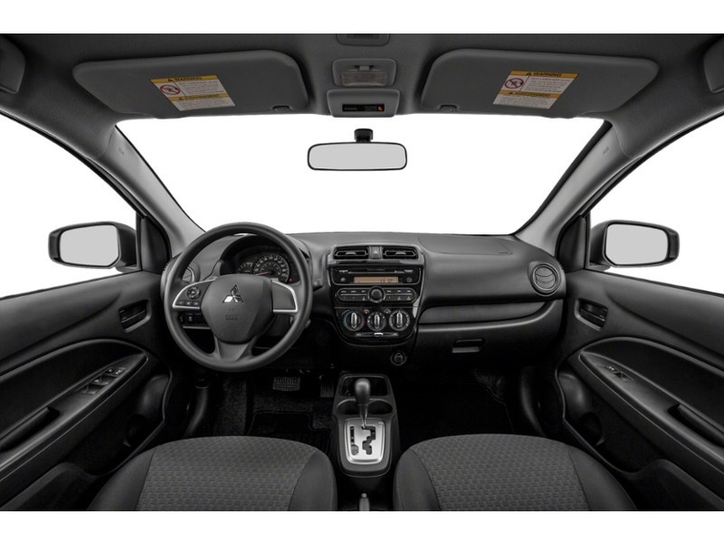 RED 2018 Mitsubishi Mirage ES CVT interior