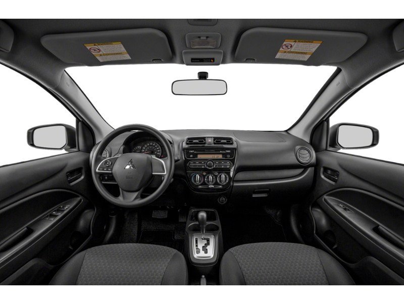 RED 2018 Mitsubishi Mirage ES CVT interior