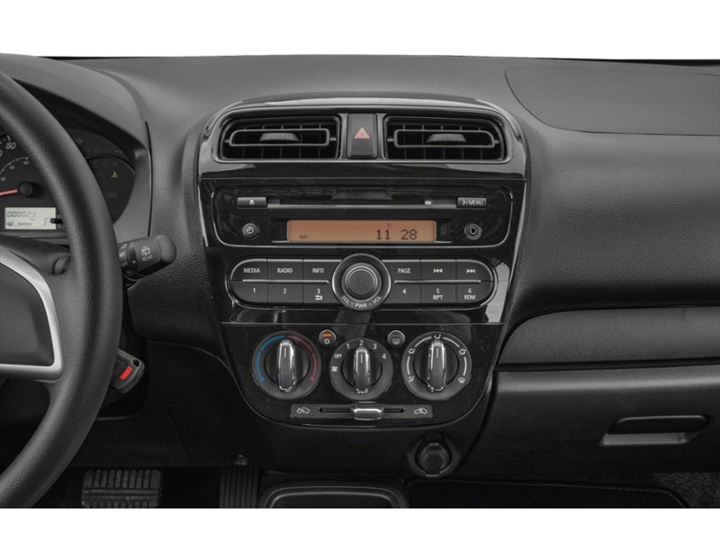 RED 2018 Mitsubishi Mirage ES CVT interior