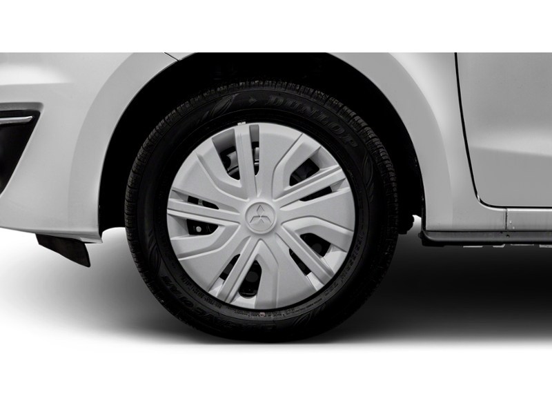 RED 2018 Mitsubishi Mirage ES CVT exterior