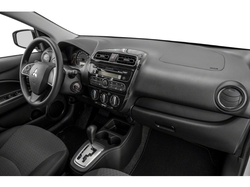 RED 2018 Mitsubishi Mirage ES CVT interior