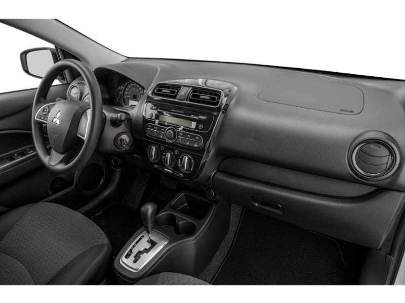 RED 2018 Mitsubishi Mirage ES CVT interior