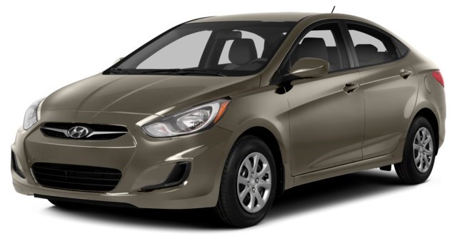 2014 Hyundai Accent Sedan Vehicle Competitive Comparison  Model and