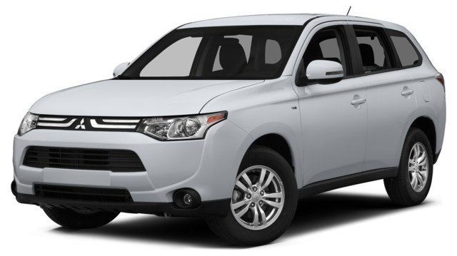 Diamond White Pearl [White] 2014 Mitsubishi Outlander GT exterior