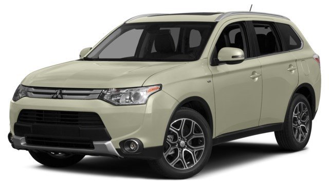 Diamond White Pearl [White] 2015 Mitsubishi Outlander GT exterior