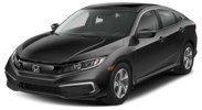 Snow White Pearl [White] 2020 Honda Civic DX exterior