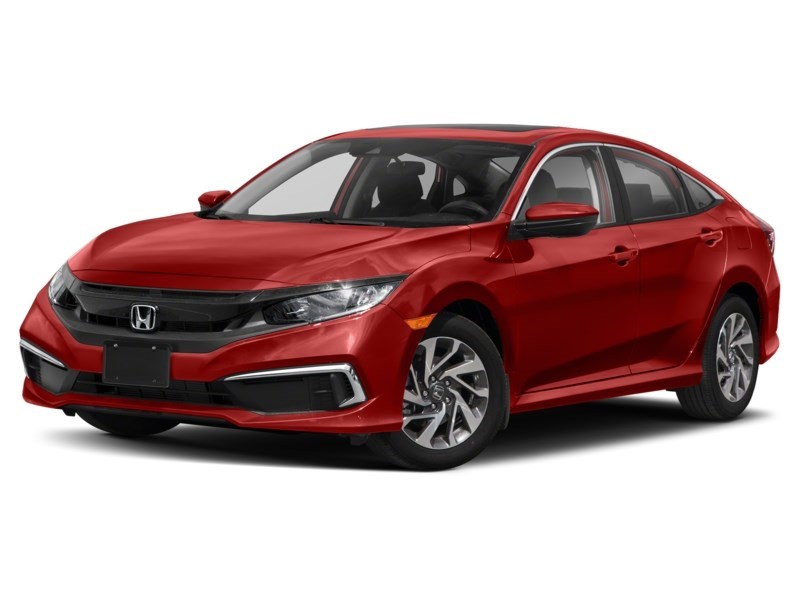 2021 Honda Civic EX CVT Rallye Red  Shot 1