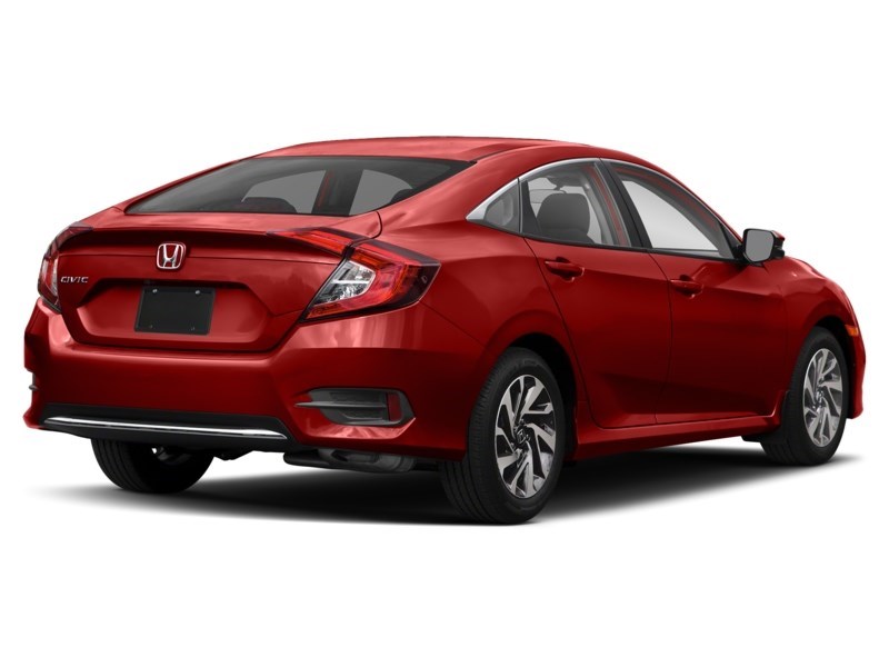 2021 Honda Civic EX CVT Rallye Red  Shot 2