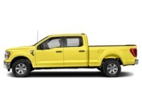 Yellow 2023 Ford F-150 XLT 4WD SuperCrew 5.5' Box exterior