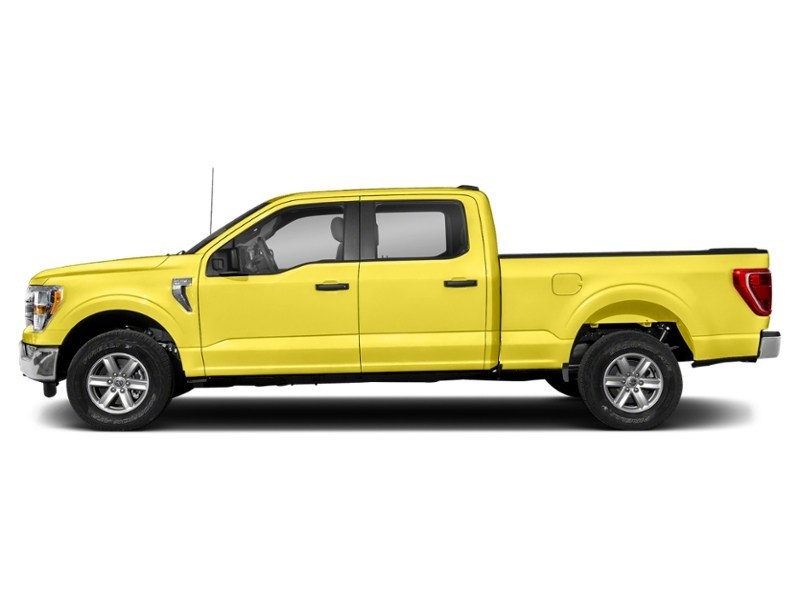 Yellow 2023 Ford F-150 XLT 4WD SuperCrew 5.5' Box exterior