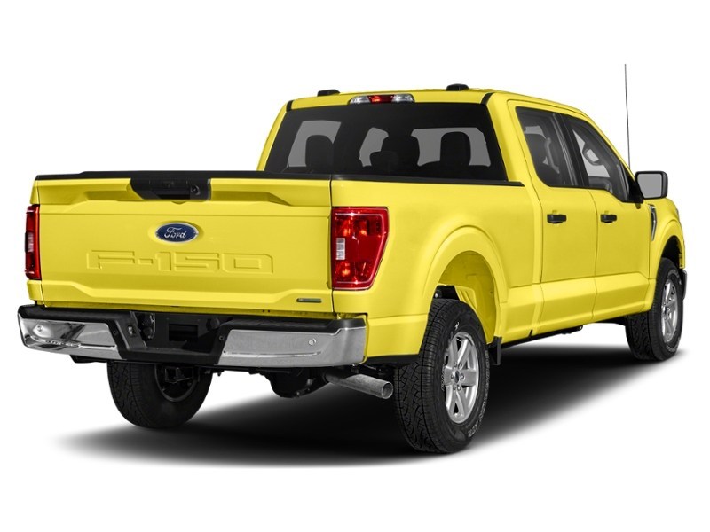 Yellow 2023 Ford F-150 XLT 4WD SuperCrew 5.5' Box exterior