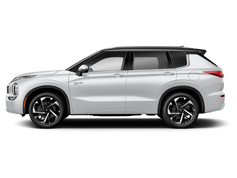 White Diamond/Black Roof 2024 Mitsubishi Outlander Plug-In Hybrid GT S-AWC exterior