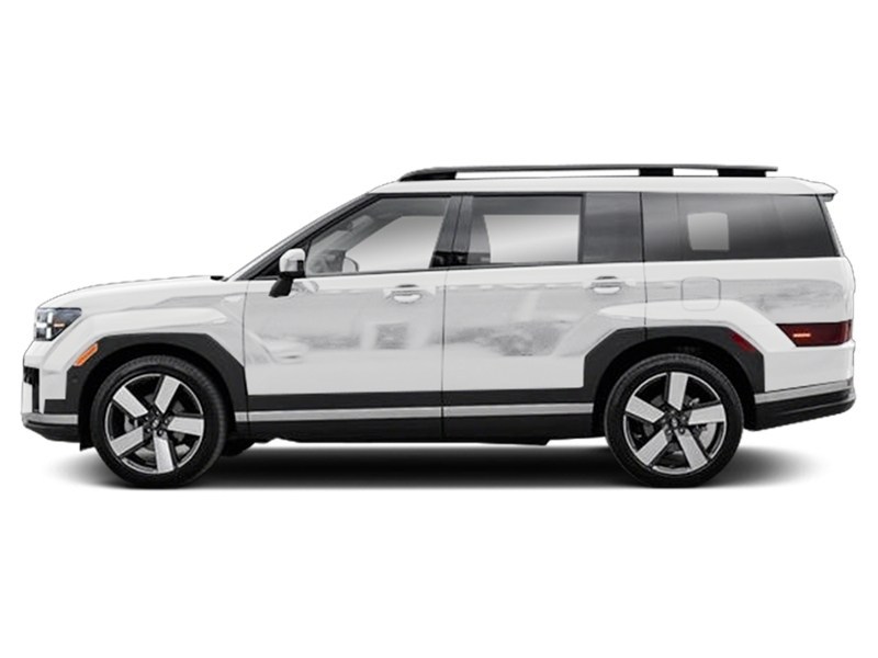 Serenity White 2025 Hyundai Santa Fe Luxury AWD exterior