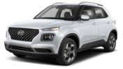 White Diamond [White] 2024 Hyundai Venue Ultimate w/Black Interior exterior