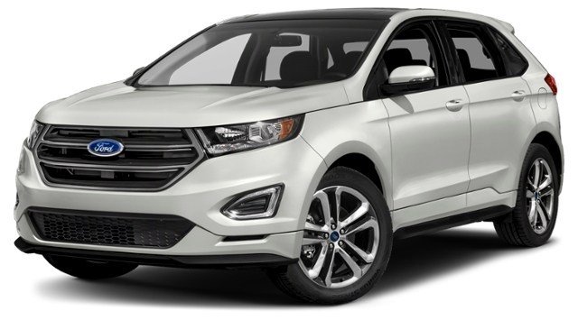 White Platinum Metallic Tri-Coat [White] 2016 Ford Edge Sport exterior