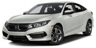 Aspen White Pearl [White] 2016 Honda Civic LX (M6) exterior