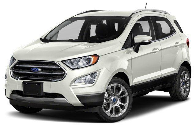 White Platinum Metallic Tri-Coat [White] 2018 Ford EcoSport Titanium exterior