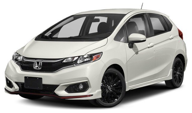 White Orchid Pearl [White] 2018 Honda Fit Sport w/Honda Sensing (CVT) exterior