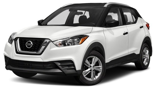 Aspen White/Super Black [White] 2019 Nissan Kicks SV (CVT) exterior