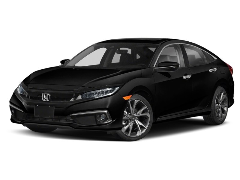 Crystal Black Pearl 2019 Honda Civic Touring CVT exterior