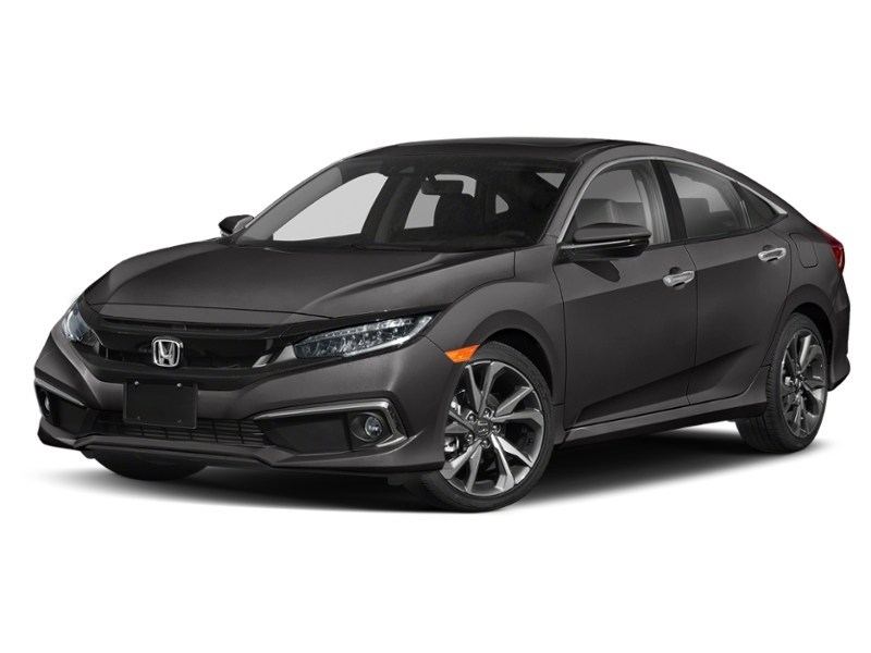 Modern Steel Metallic 2019 Honda Civic Touring CVT exterior