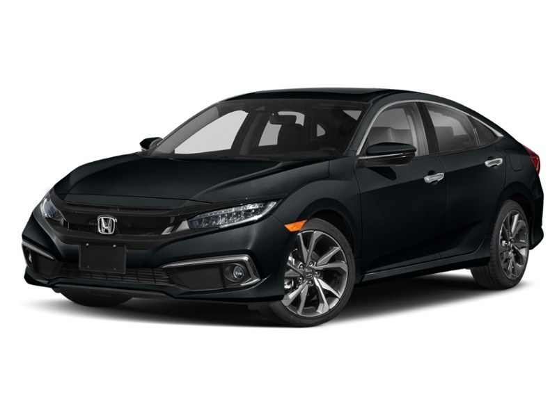 Cosmic Blue Metallic 2019 Honda Civic Touring CVT exterior