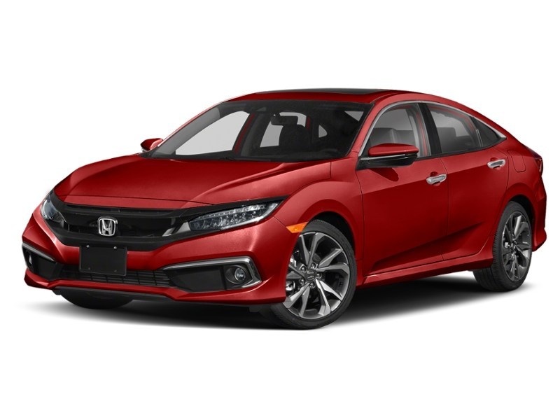 Rallye Red 2019 Honda Civic Touring CVT exterior