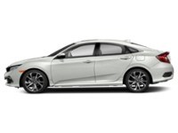 Platinum White Pearl 2019 Honda Civic Touring CVT exterior