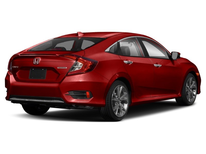 Rallye Red 2019 Honda Civic Touring CVT exterior
