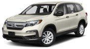 Crystal White Pearl [White] 2019 Honda Pilot LX (A6) exterior