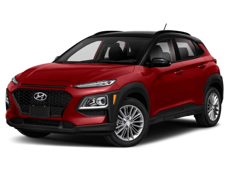 Pulse Red w/Black Roof 2018 Hyundai Kona 1.6T Trend AWD exterior