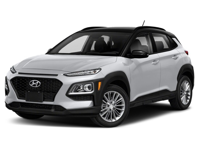 Chalk White w/Black Roof 2018 Hyundai Kona 1.6T Trend AWD exterior