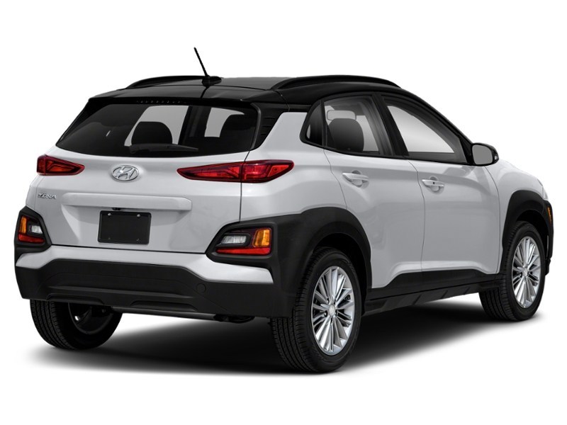 Chalk White w/Black Roof 2018 Hyundai Kona 1.6T Trend AWD exterior