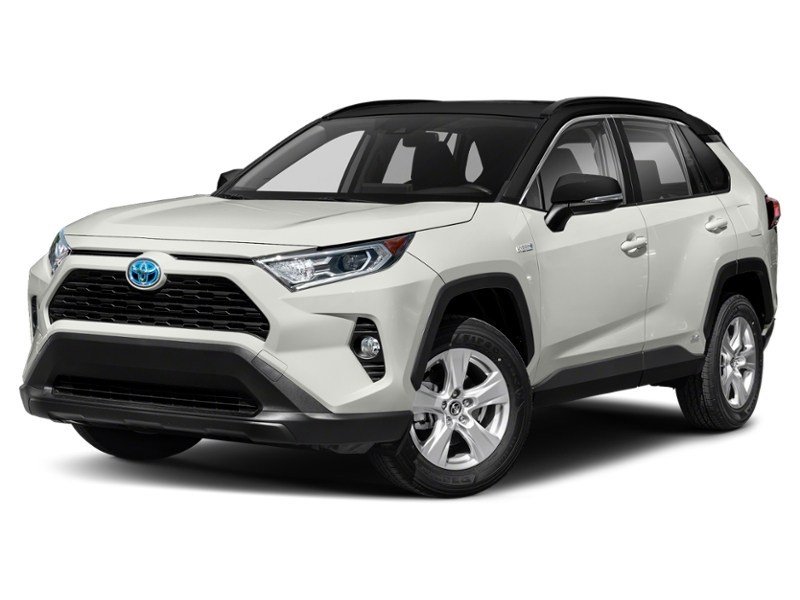 2021 Toyota RAV4 Hybrid Hybrid XSE AWD Blizzard Pearl w/Black Roof  Shot 4