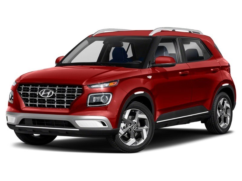 2020 Hyundai Venue Ultimate w/Black Interior IVT Fiery Red  Shot 4
