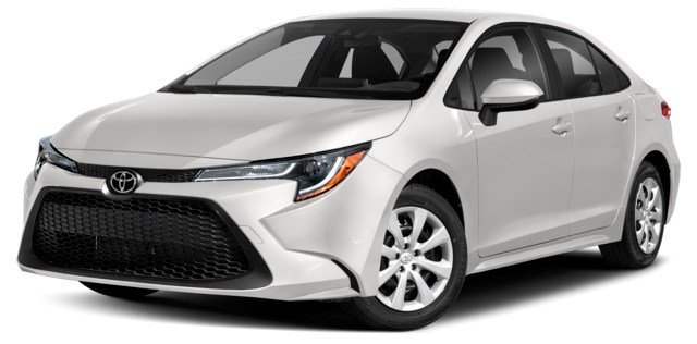 Super White [White] 2020 Toyota Corolla LE (CVT) exterior