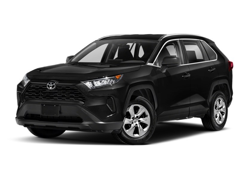 Midnight Black Metallic 2021 Toyota RAV4 LE AWD exterior