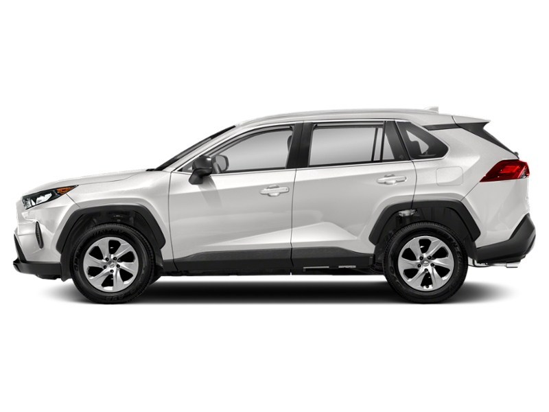 Super White 2021 Toyota RAV4 LE AWD exterior