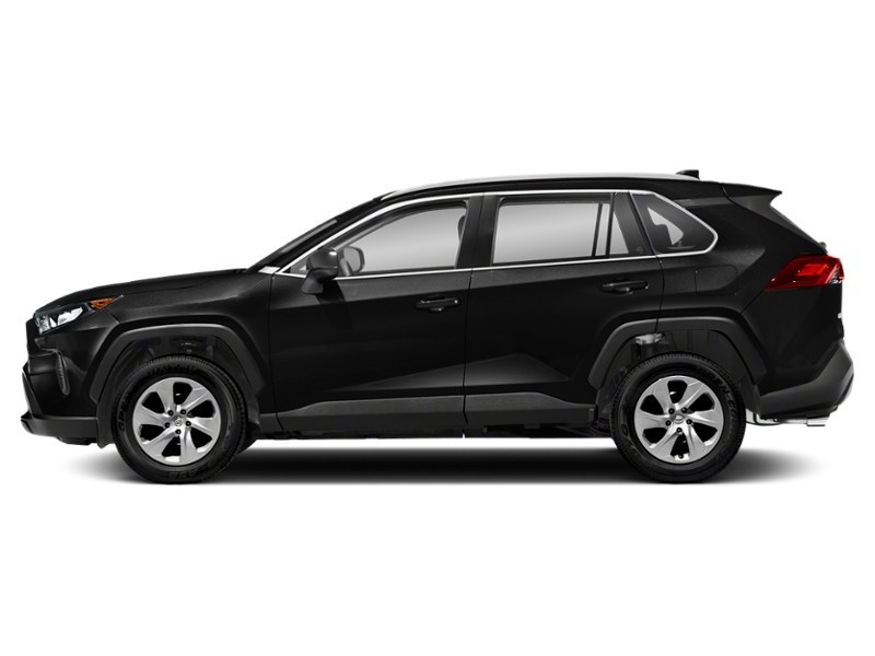 Midnight Black Metallic 2021 Toyota RAV4 LE AWD exterior