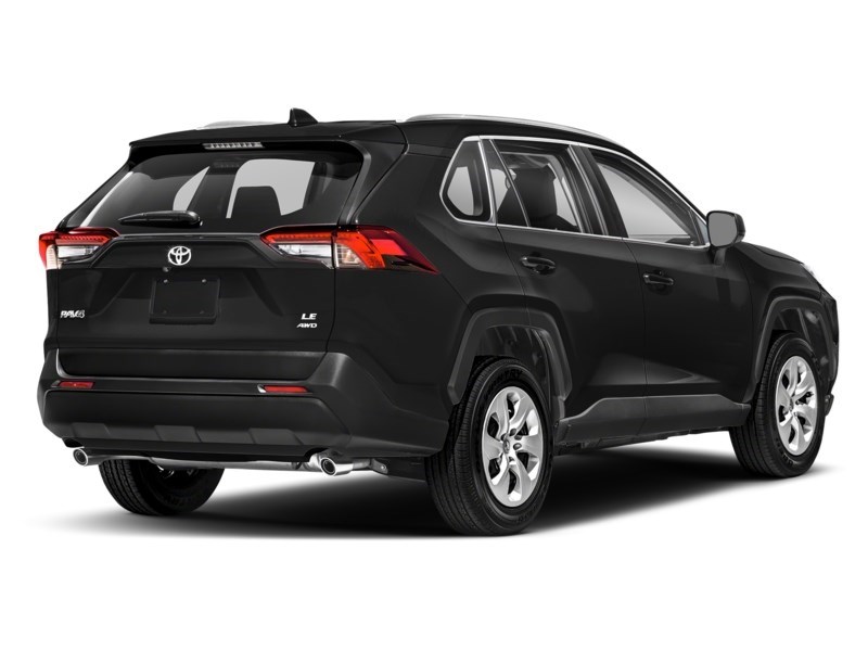 2022 Toyota RAV4 LE AWD Midnight Black Metallic  Shot 19