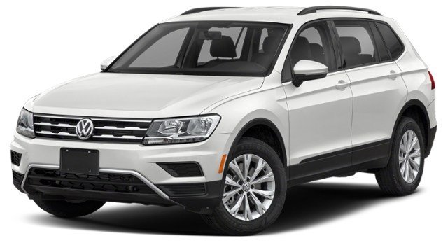 Pure White [White] 2021 Volkswagen Tiguan Trendline exterior