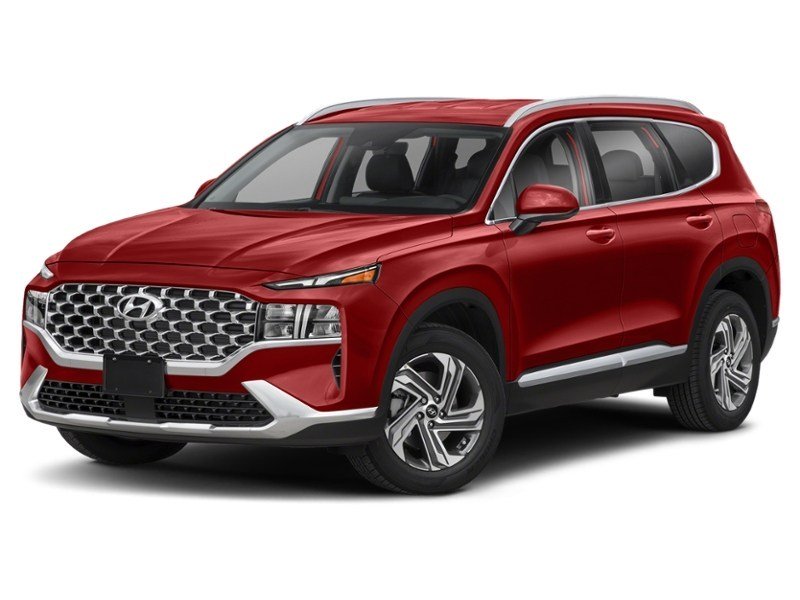 Flame Red 2022 Hyundai Santa Fe Preferred AWD exterior
