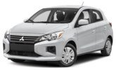 Pearl White [White] 2021 Mitsubishi Mirage ES exterior