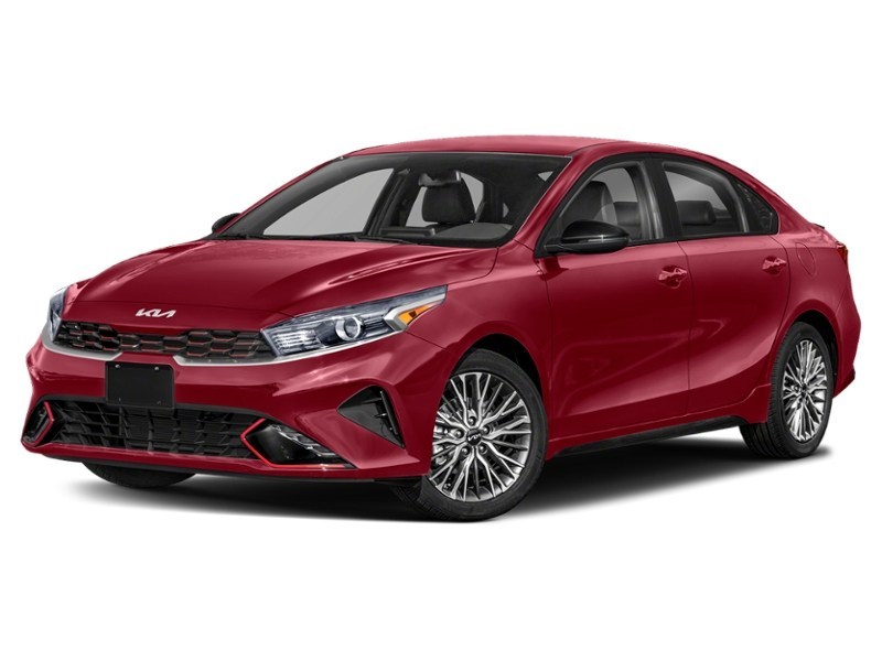 Radiant Red 2023 Kia Forte EX IVT exterior