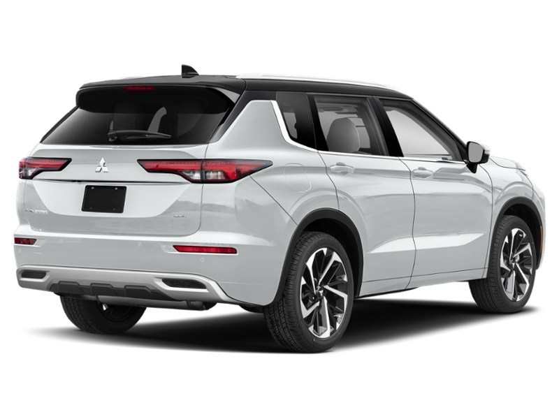 White Diamond/Black Roof 2024 Mitsubishi Outlander GT Premium S-AWC exterior