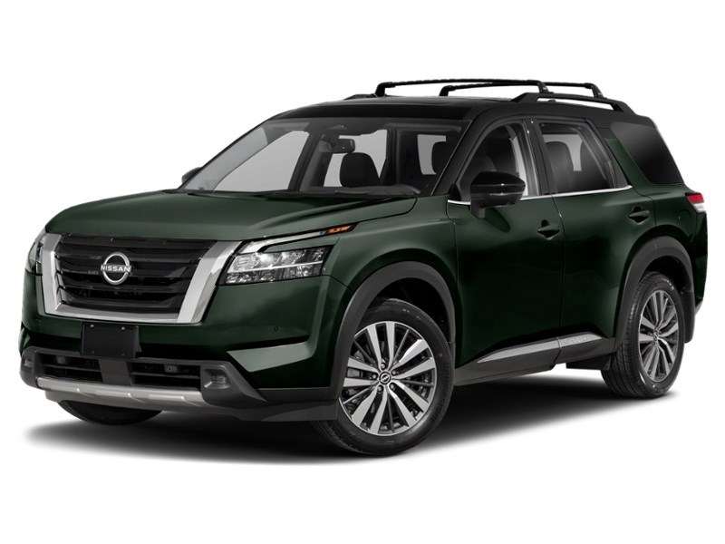 2023 Nissan Pathfinder Platinum 4WD Obsidian-Green Pearl/Super Black  Shot 32
